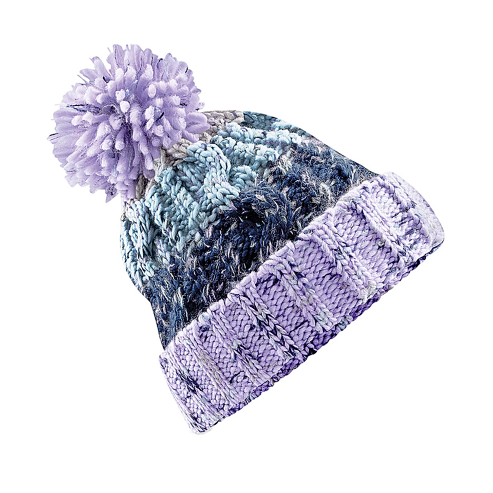 Caciula captusita Corks din tricot, unisex, marime universala, visiniu/roz [1]