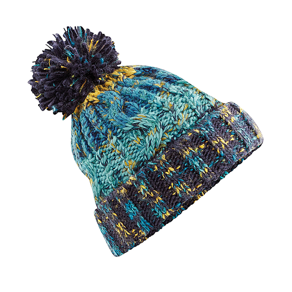 Caciula captusita Corks din tricot, unisex, marime universala, visiniu/roz [1]