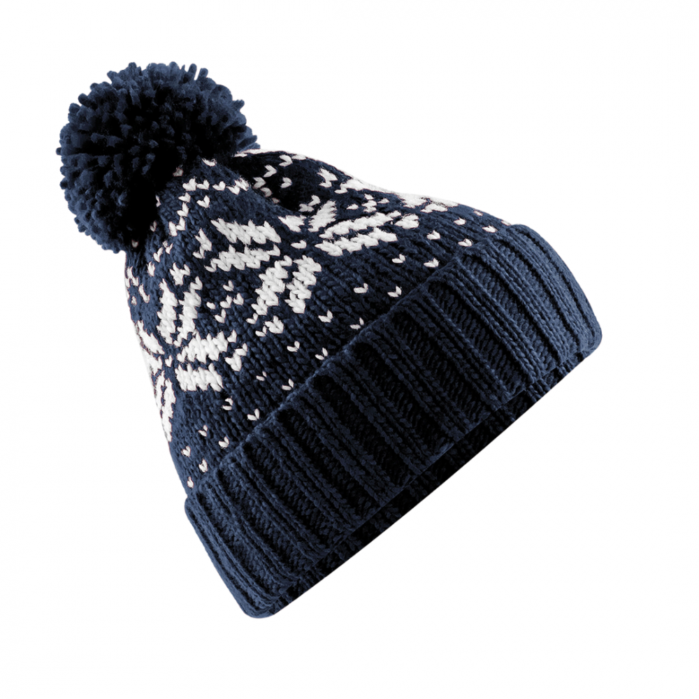 Caciula Fair Isle, Ronic, material acrilic, marime universala, unisex, visiniu [1]