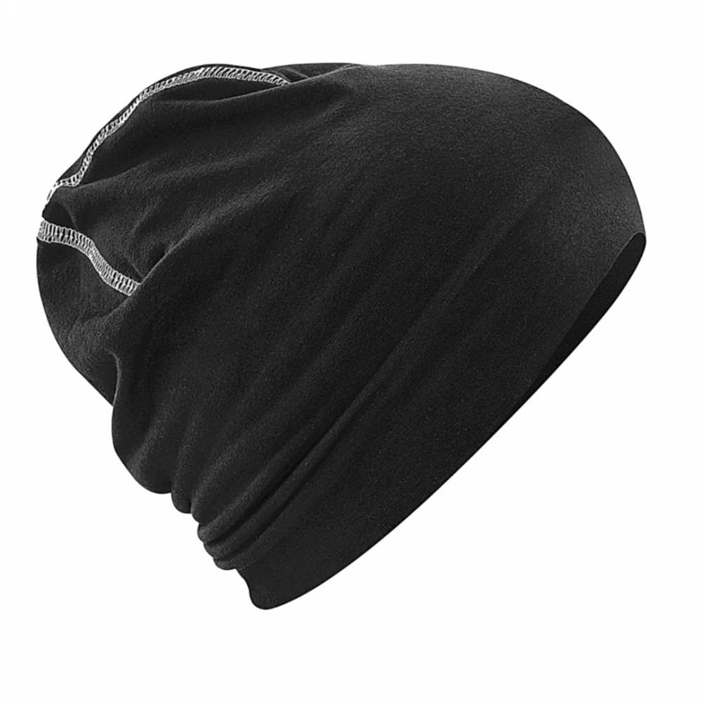 Caciula Hems, Ronic, din bumbac, marime universala, unisex, negru/alb [1]