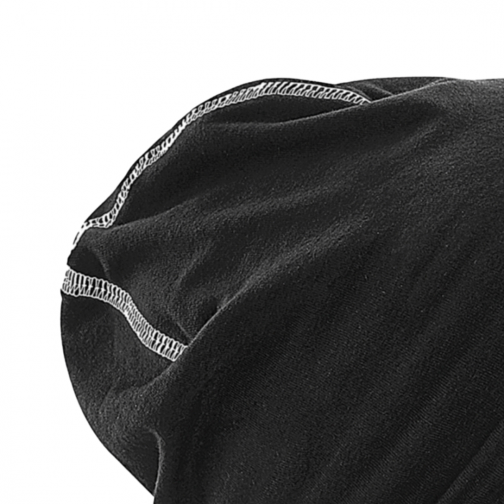 Caciula Hems, Ronic, din bumbac, marime universala, unisex, negru/alb [2]