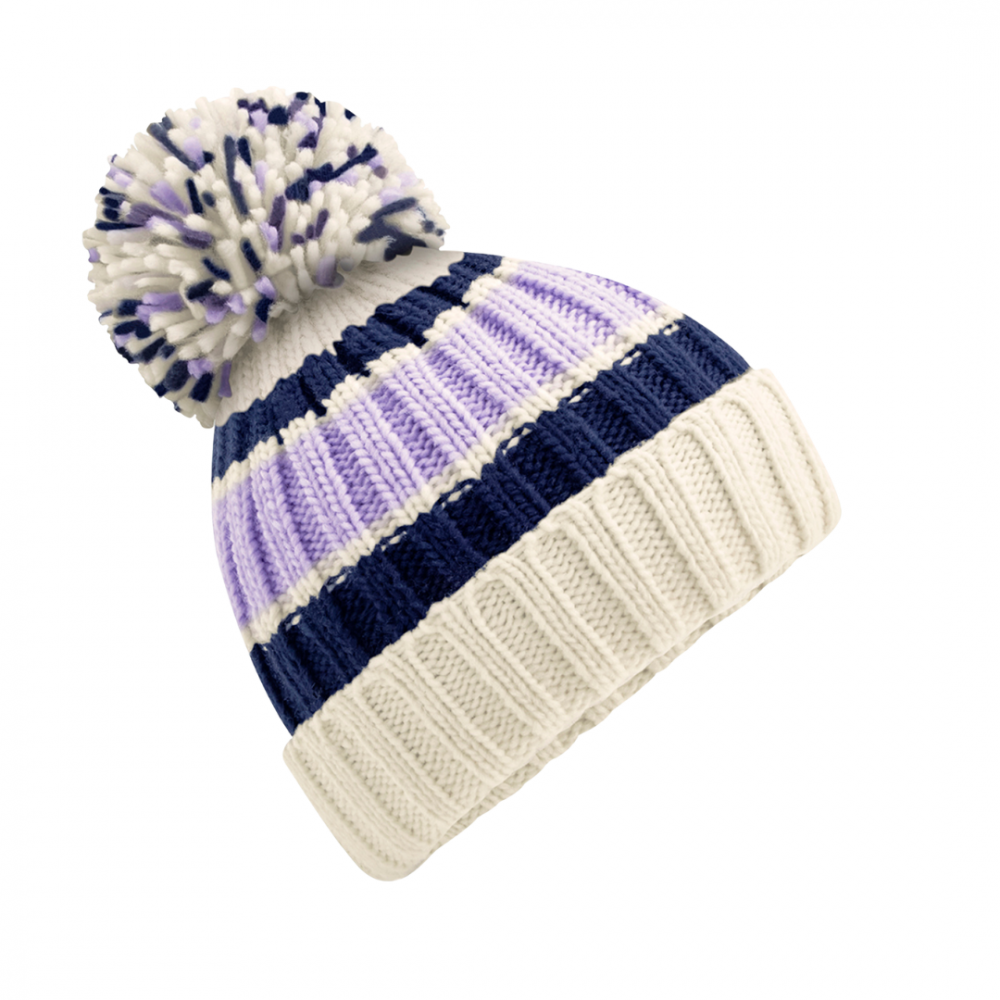 Caciula Hygge, Ronic, marime universala, unisex, albastru/mov [1]