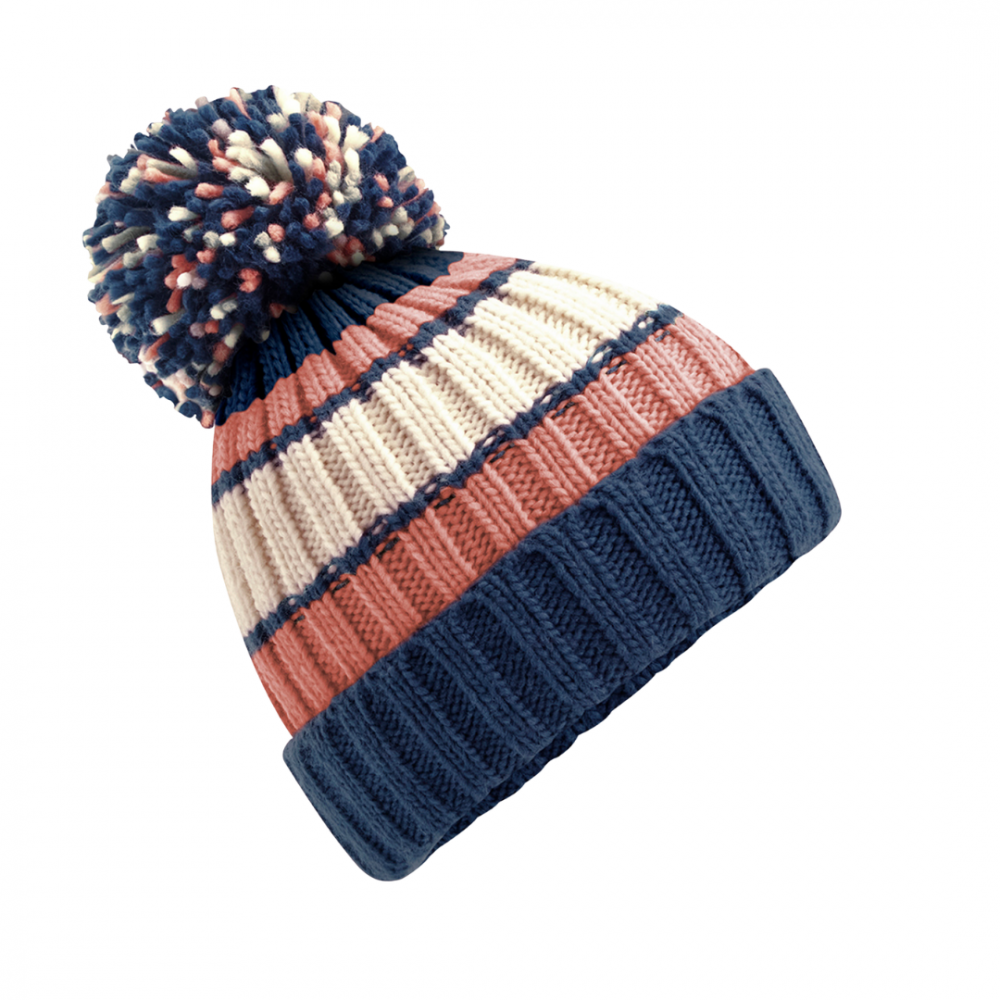 Caciula Hygge, Ronic, marime universala, unisex, albastru/roz [1]