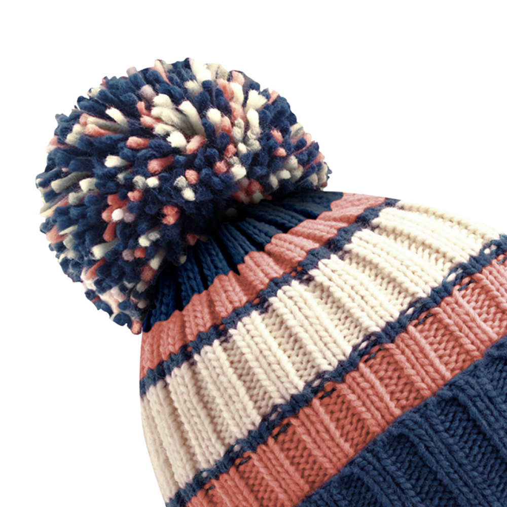 Caciula Hygge, Ronic, marime universala, unisex, albastru/roz [3]