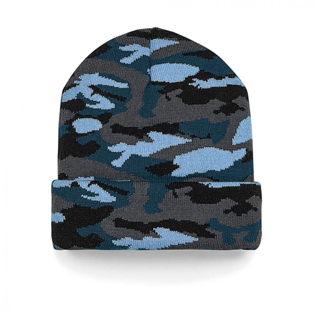 Caciula Original, unisex, camuflaj/albastru, marime universala [2]
