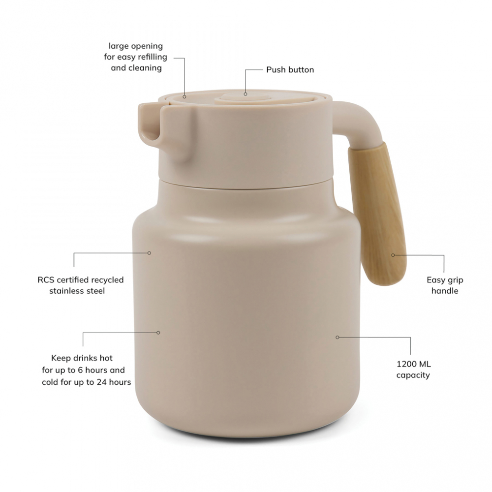 Cafetieră vacuum elegantă, 1200 ML [9]