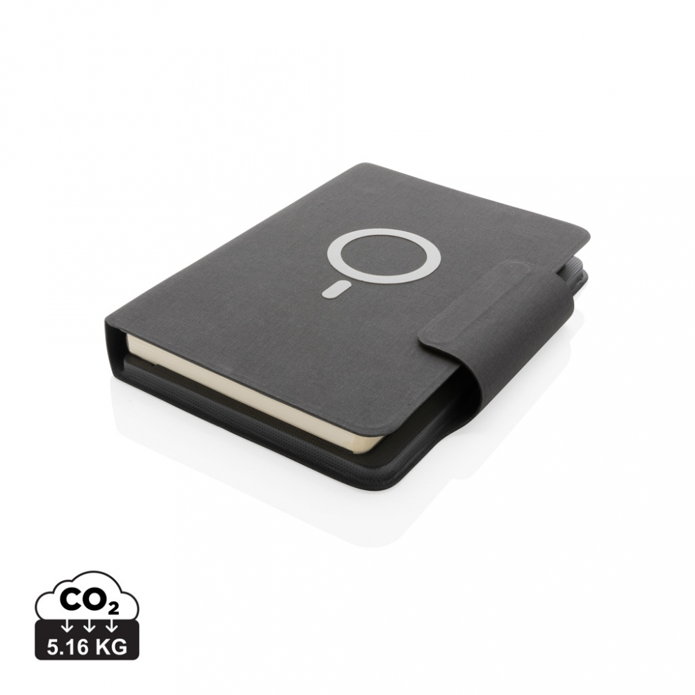 Caiet A5 din PU cu încărcător wireless magnetic [1]