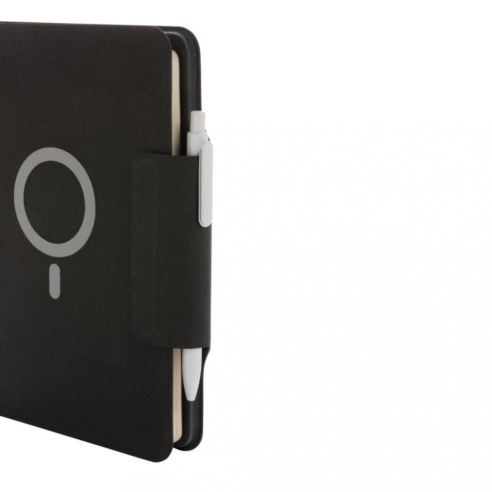 Caiet A5 din PU cu încărcător wireless magnetic [11]