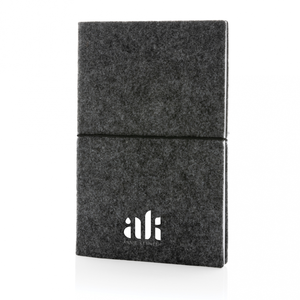 Caiet A5 elegant din fetru reciclat [6]