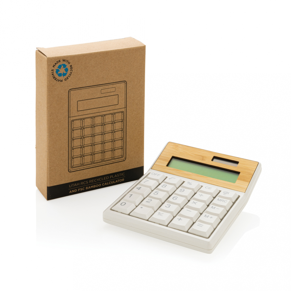 Calculator Utah, ABS reciclat certificat RCS și bambus 100% [7]