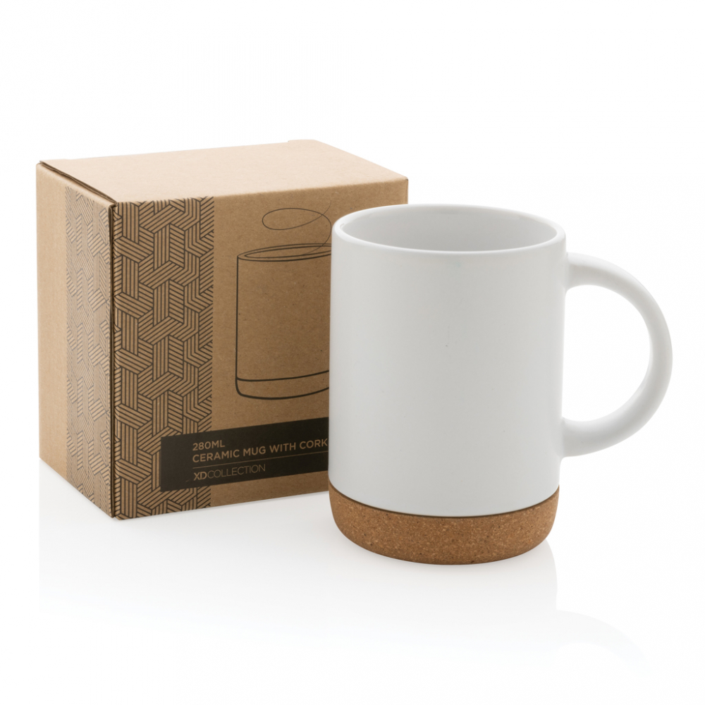 Cană ceramică cu bază din plută – 280 ml [5]