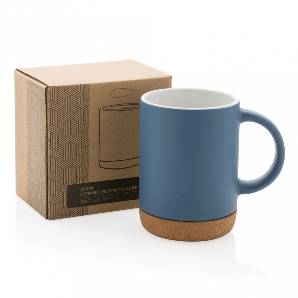 Cană ceramică cu bază din plută – 280 ml [5]
