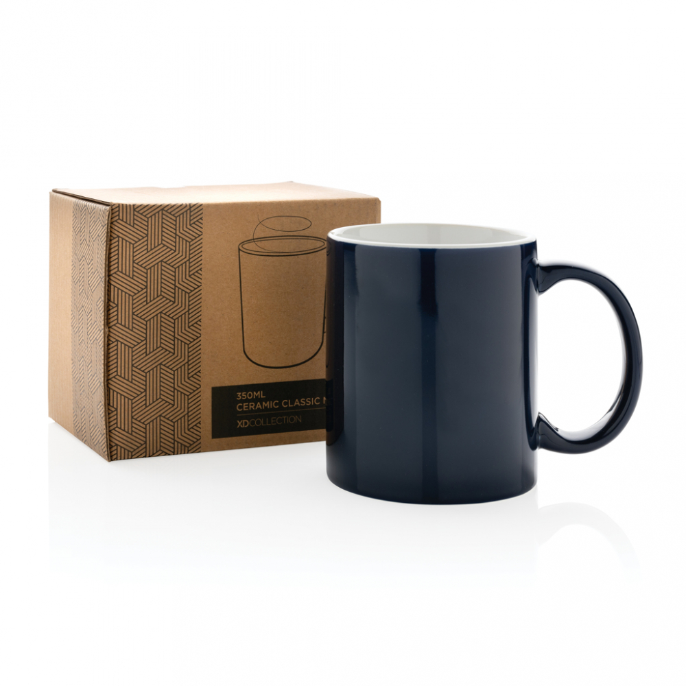 Cană ceramică cu design clasic – 350 ml [4]
