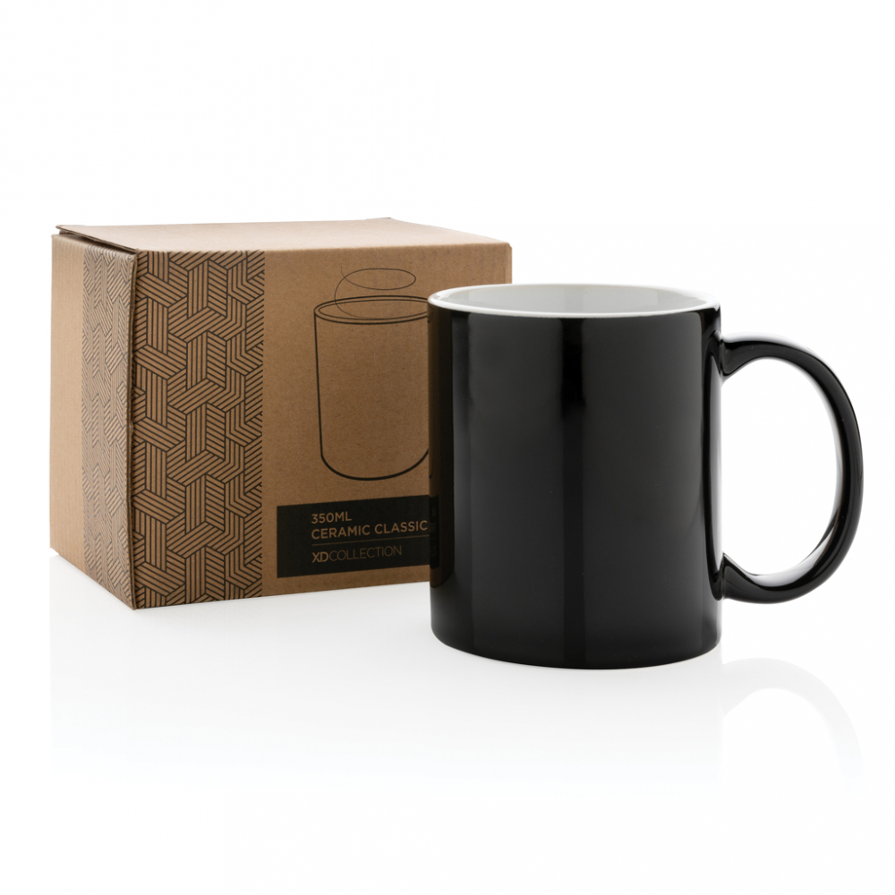 Cană ceramică cu design clasic – 350 ml [4]
