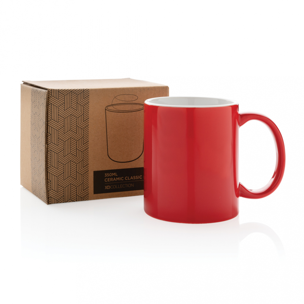 Cană ceramică cu design clasic – 350 ml [9]