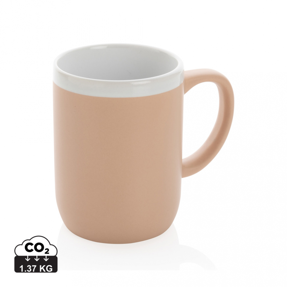 Cană ceramică cu detaliu alb – 300 ml [1]