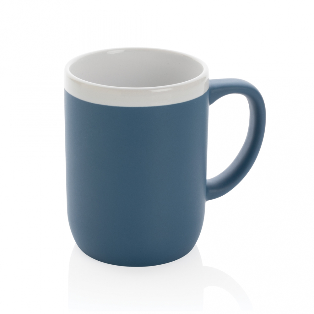 Cană ceramică cu detaliu alb – 300 ml [2]