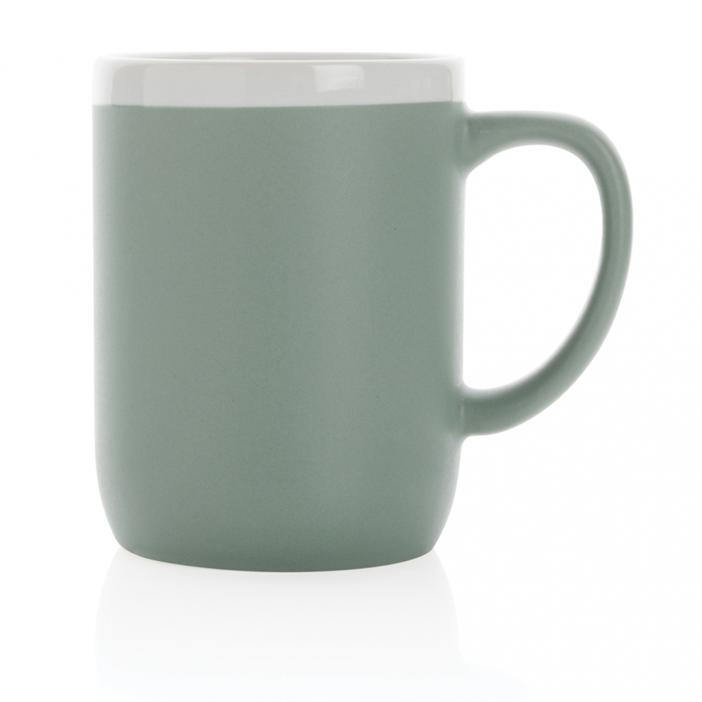 Cană ceramică cu detaliu alb – 300 ml [3]
