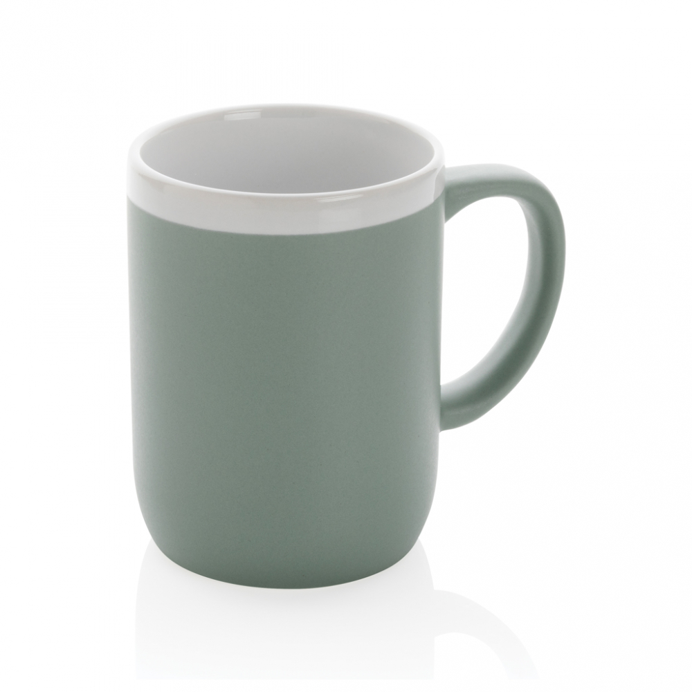 Cană ceramică cu detaliu alb – 300 ml [2]
