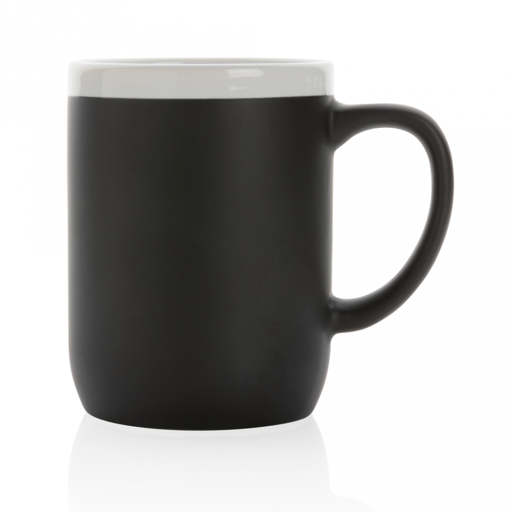 Cană ceramică cu detaliu alb – 300 ml [3]