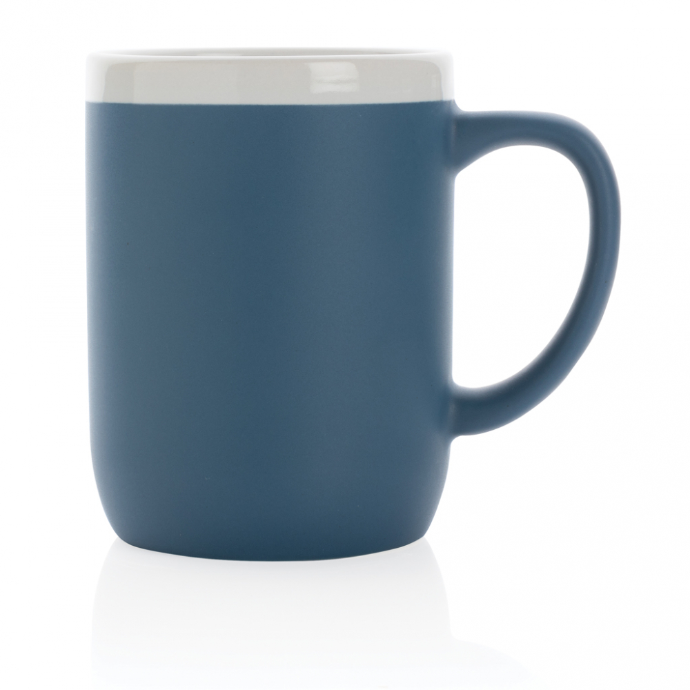 Cană ceramică cu detaliu alb – 300 ml [3]