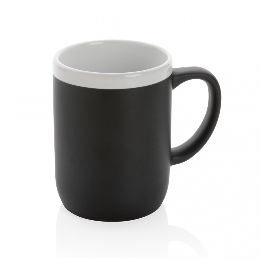 Cană ceramică cu detaliu alb – 300 ml [2]