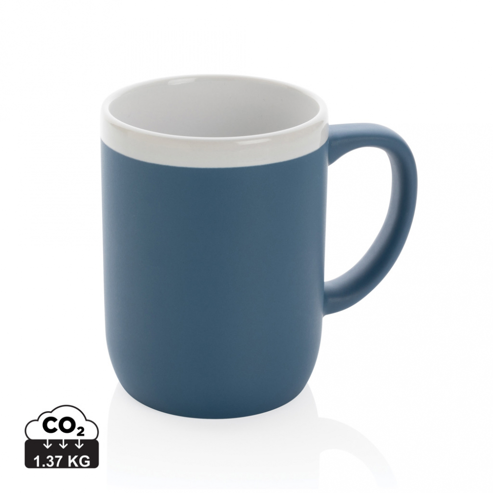 Cană ceramică cu detaliu alb – 300 ml [1]