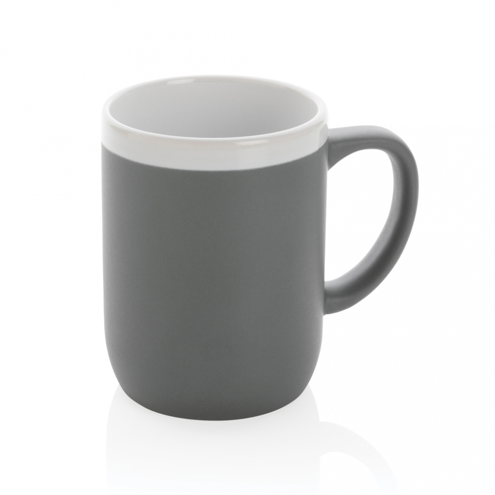 Cană ceramică cu detaliu alb – 300 ml [2]