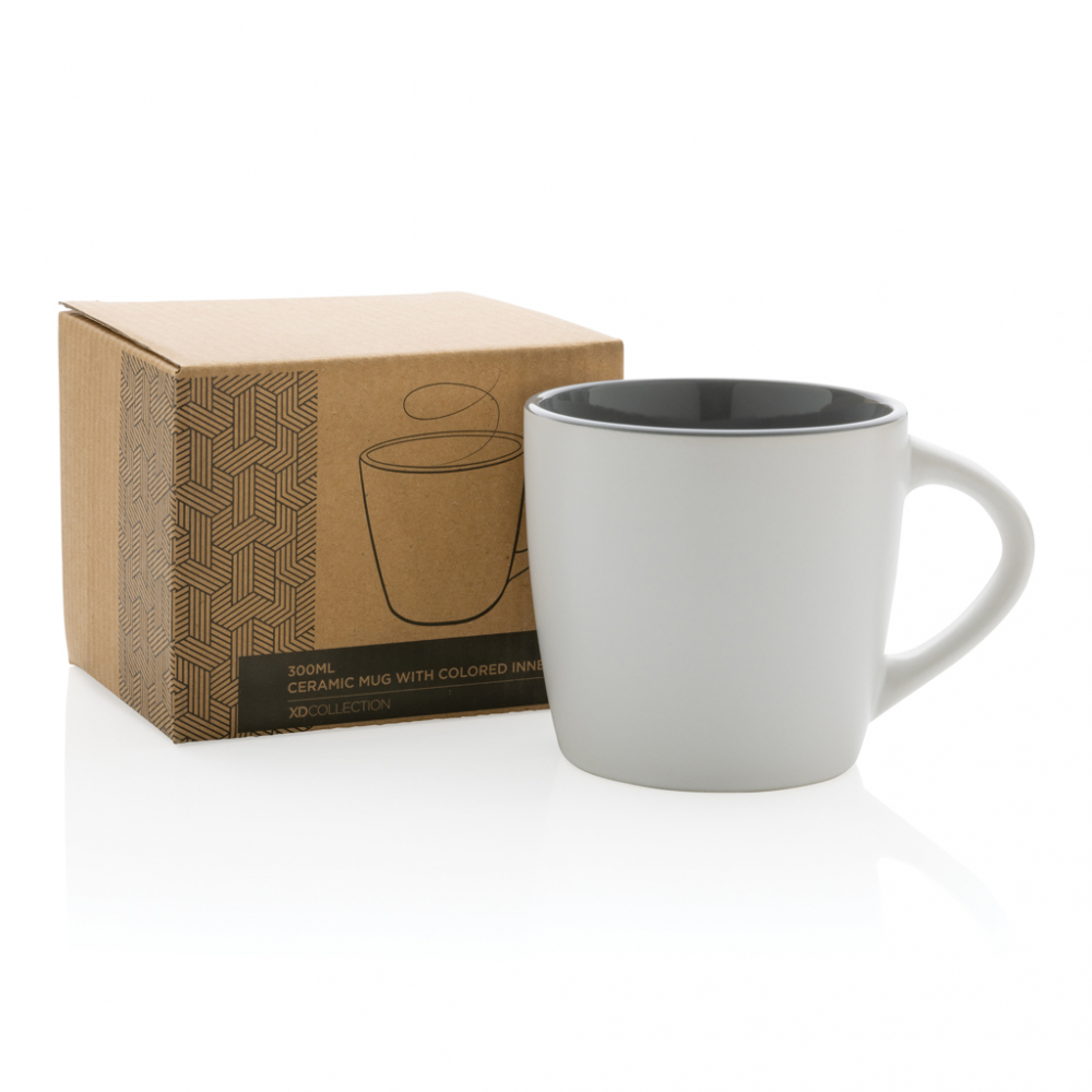 Cană ceramică, finisaj mat și accent de culoare – 300 ml [5]