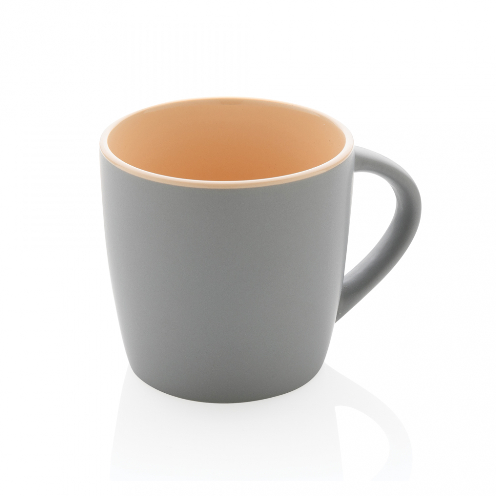 Cană ceramică, finisaj mat și accent de culoare – 300 ml [2]