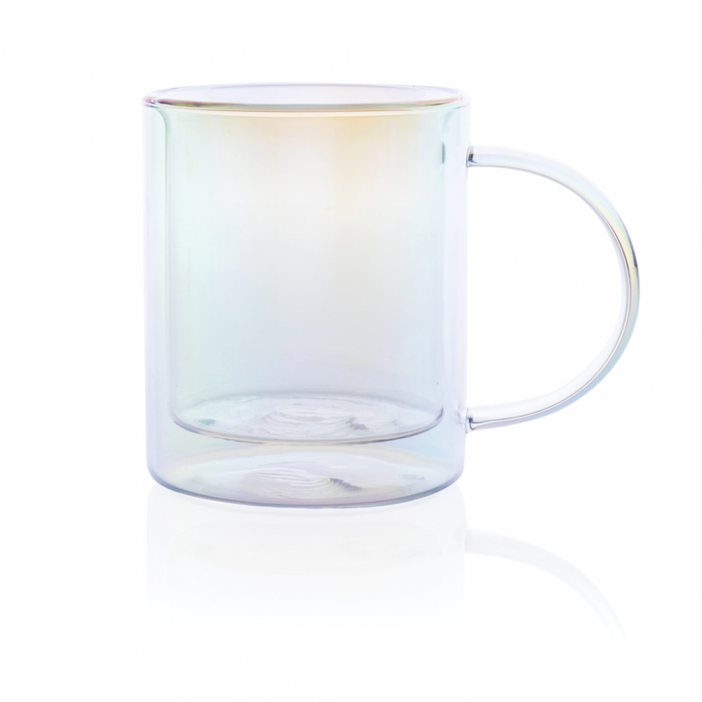 Cană cu perete dublu 330 ml, din sticlă borosilicată [4]