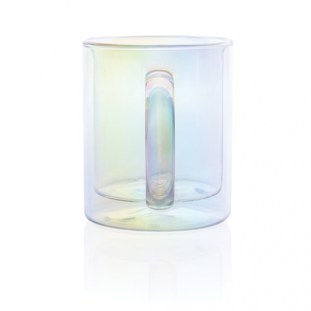Cană cu perete dublu 330 ml, din sticlă borosilicată [6]