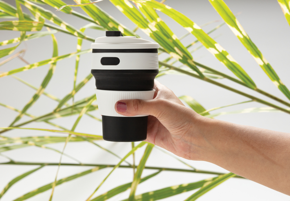 Cană pliabilă din silicon alimentar 350 ml [6]