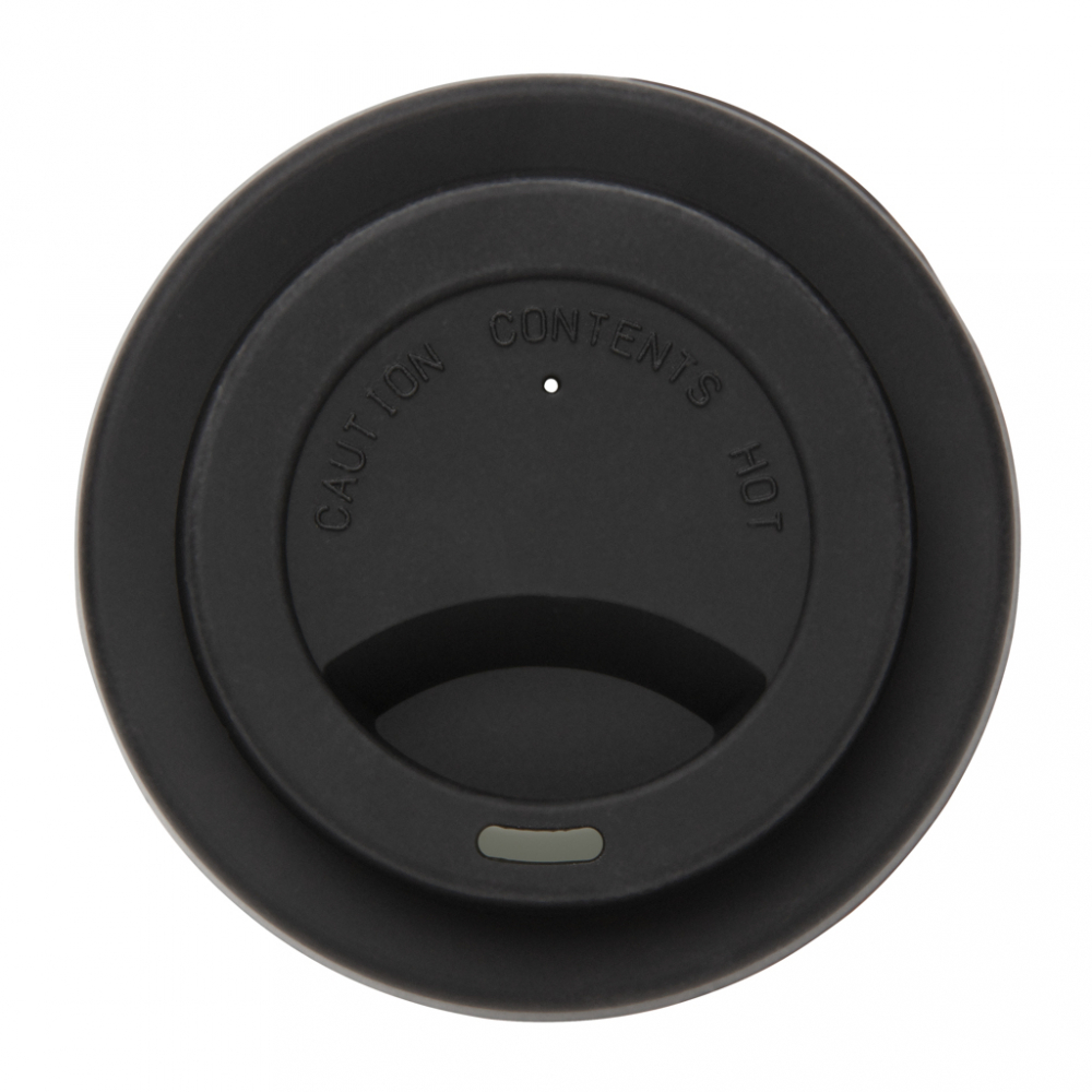 Cană reutilizabilă 270 ml cu capac și manșon din silicon [4]