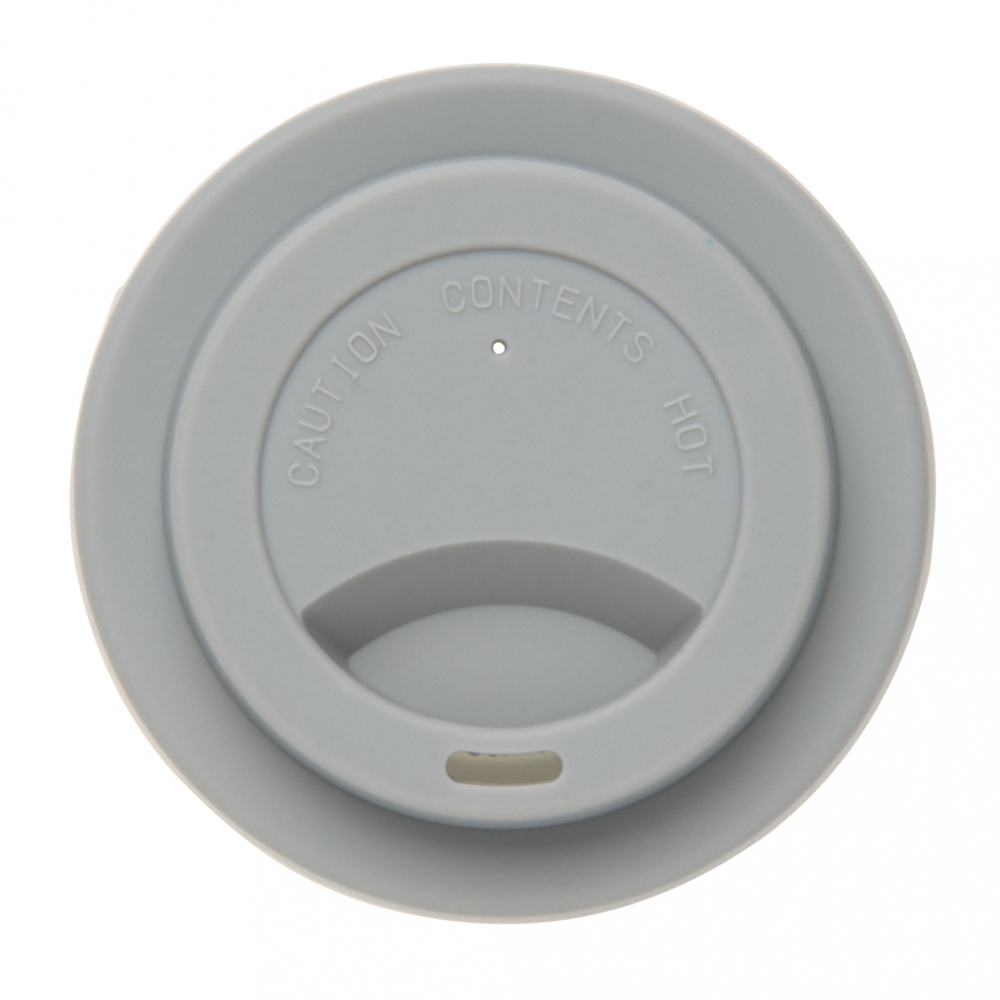 Cană reutilizabilă 270 ml cu capac și manșon din silicon [4]