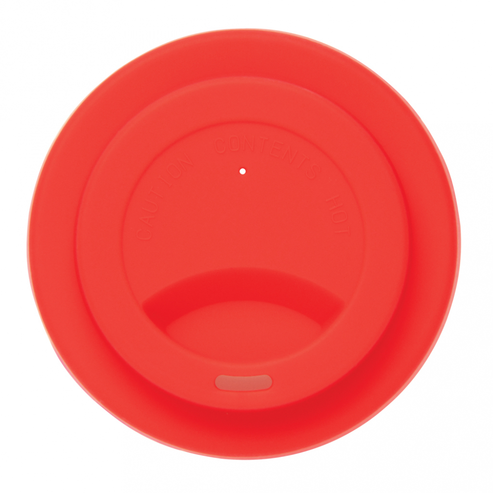 Cană reutilizabilă 270 ml cu capac și manșon din silicon [4]