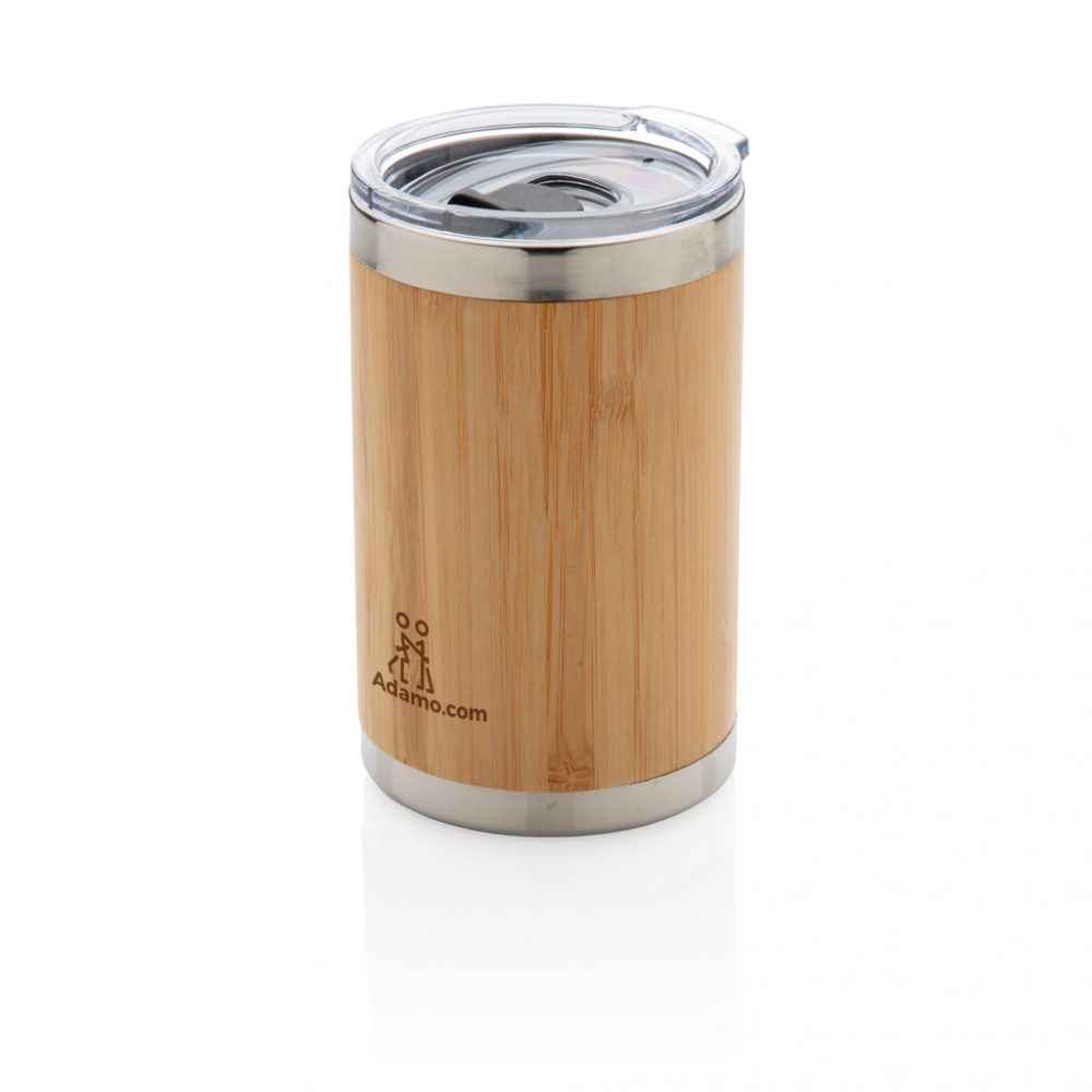 Cană termoizolantă 270 ml din bambus și inox [6]