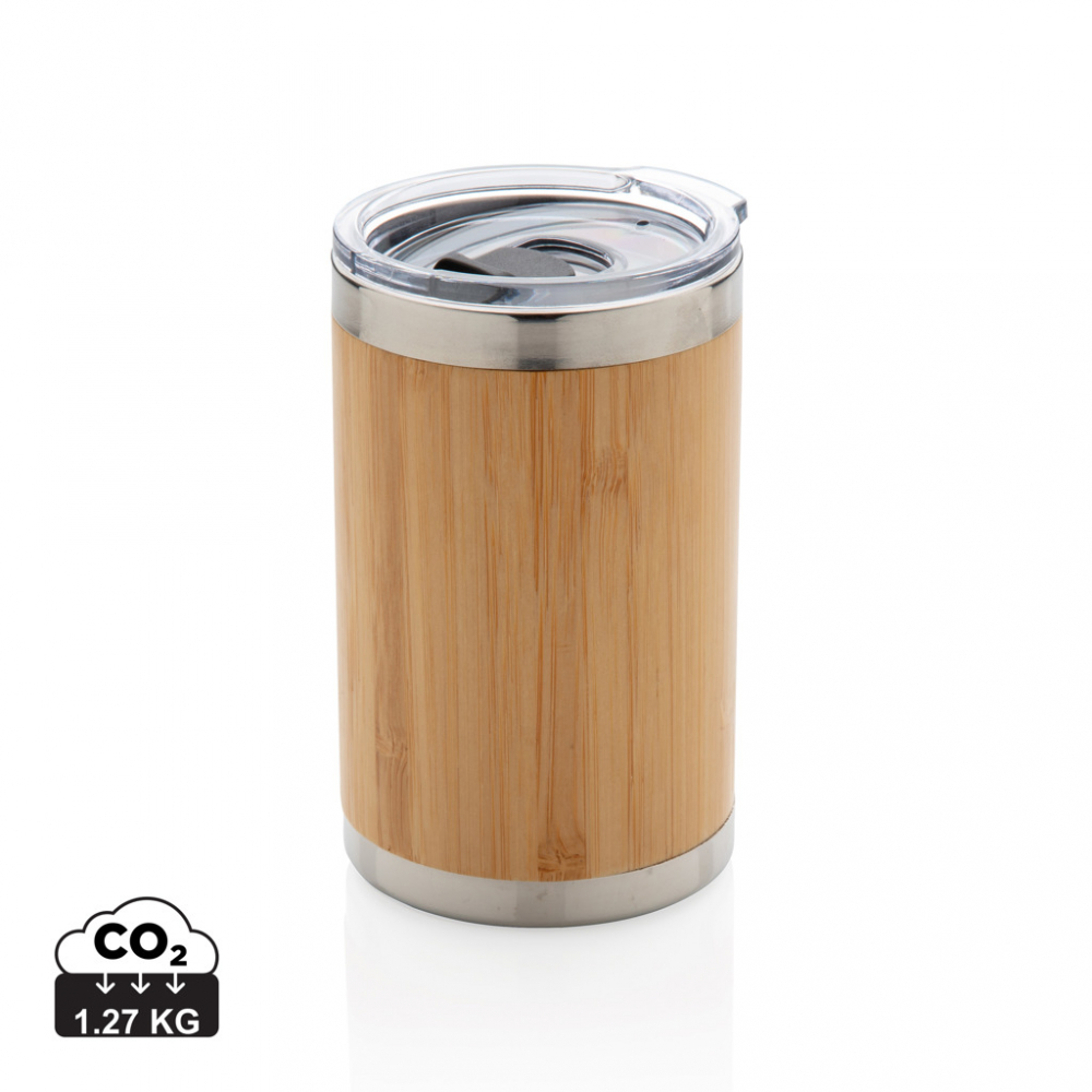 Cană termoizolantă 270 ml din bambus și inox [1]