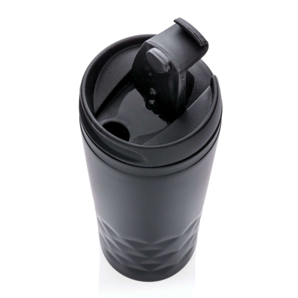 Cană termoizolantă 300 ml din inox cu detalii geometrice [4]