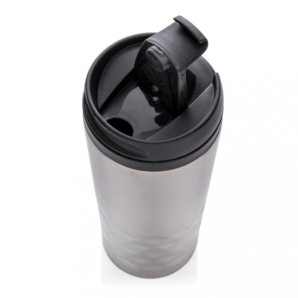 Cană termoizolantă 300 ml din inox cu detalii geometrice [4]