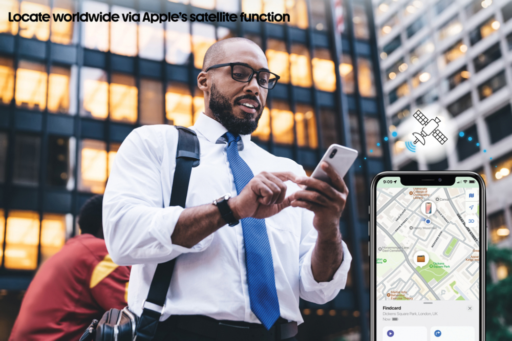 Card ultra-subțire dotat cu tehnologie integrată Find My [6]