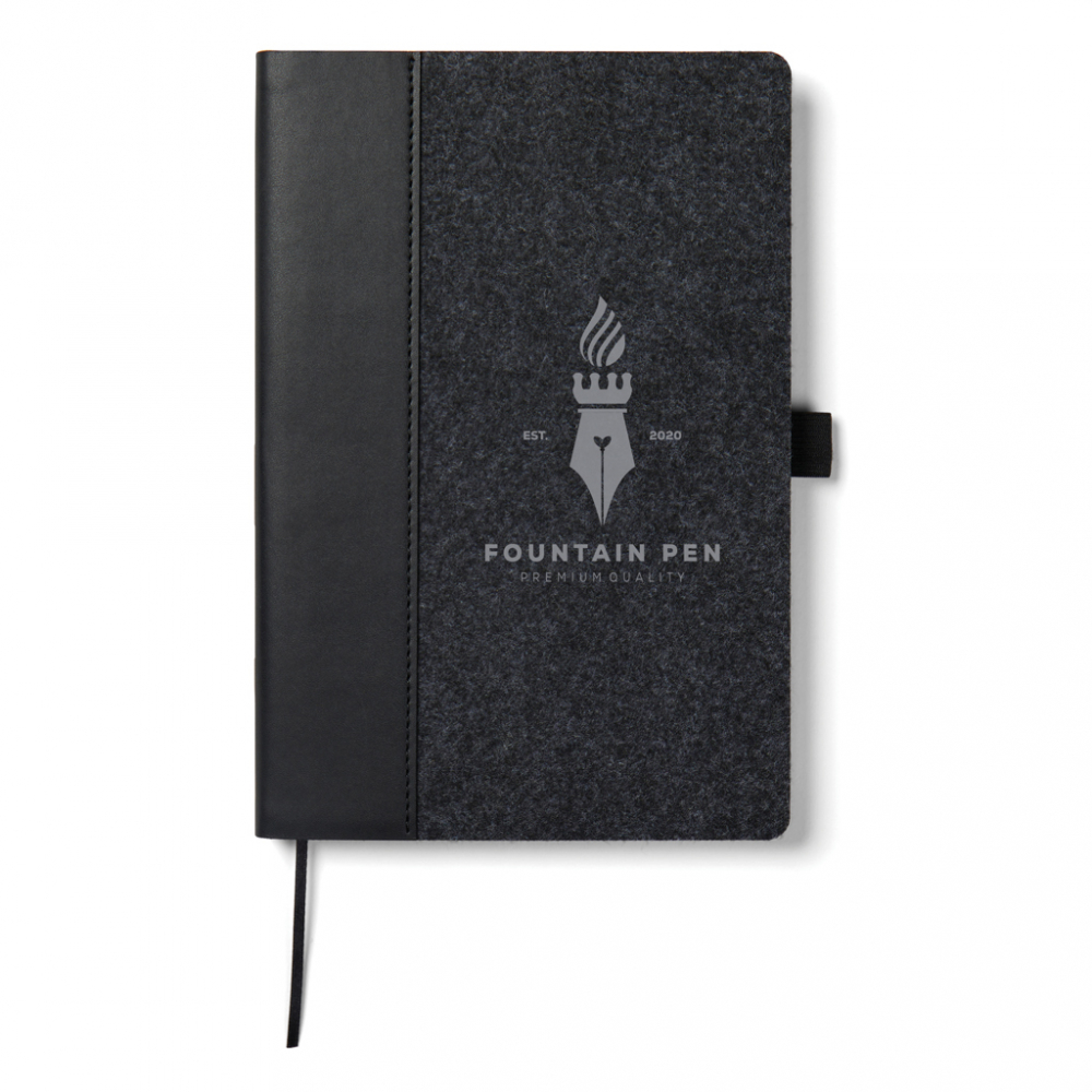 Carnet A5 elegant Albon, fetru reciclat [6]