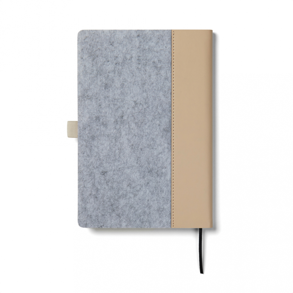 Carnet A5 elegant Albon, fetru reciclat [3]