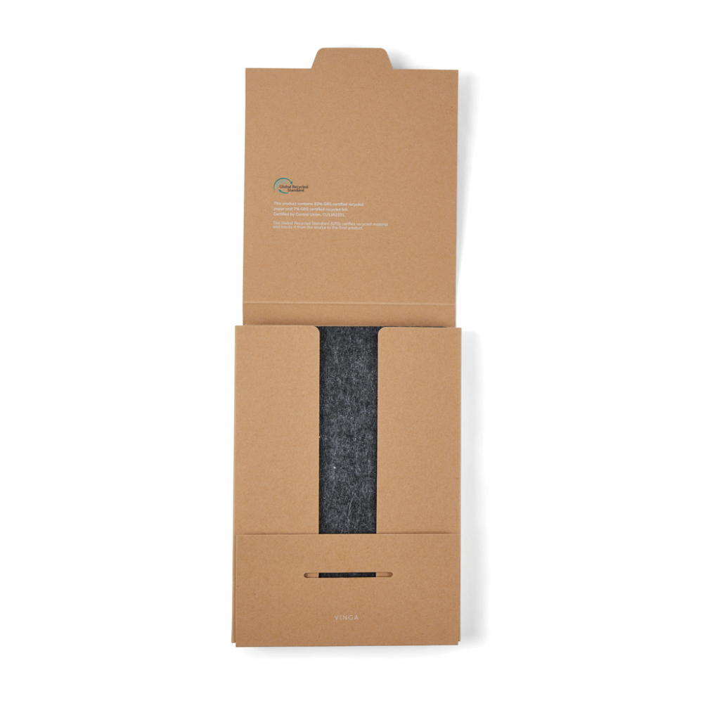Carnet A5 elegant Albon, fetru reciclat [10]