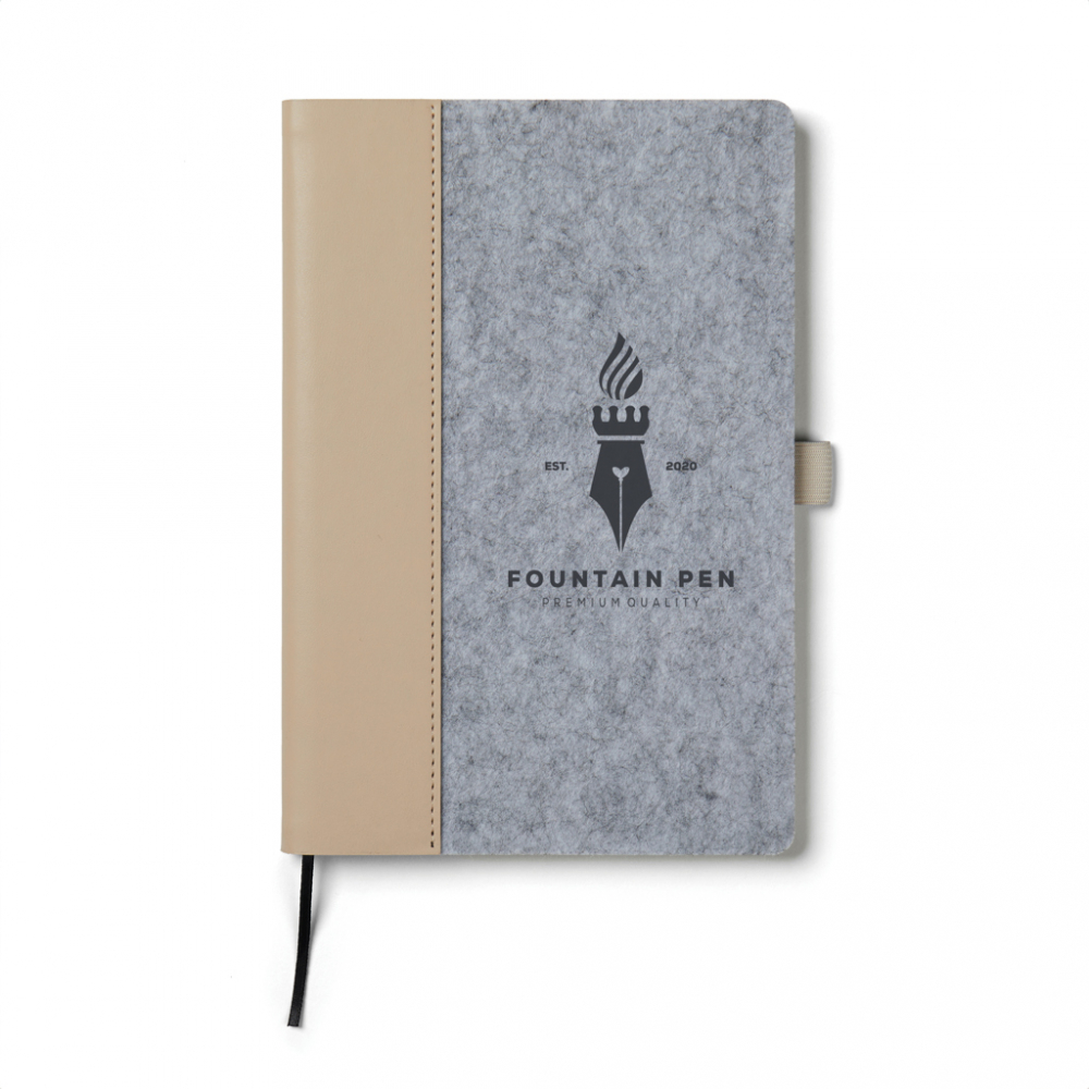 Carnet A5 elegant Albon, fetru reciclat [6]