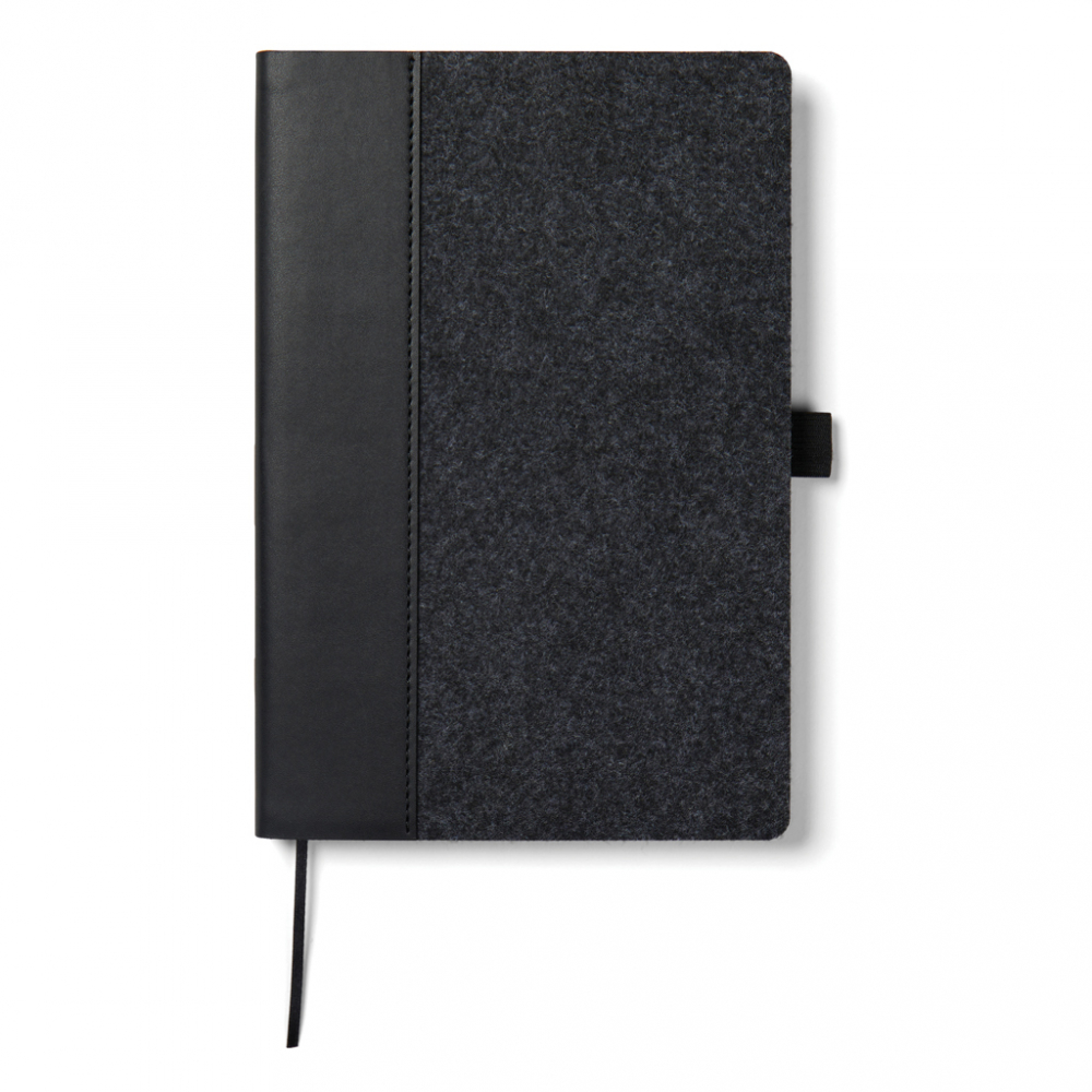 Carnet A5 elegant Albon, fetru reciclat [2]
