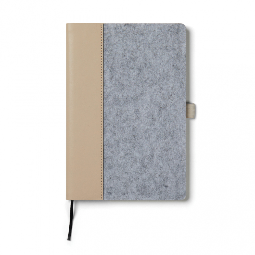 Carnet A5 elegant Albon, fetru reciclat [2]