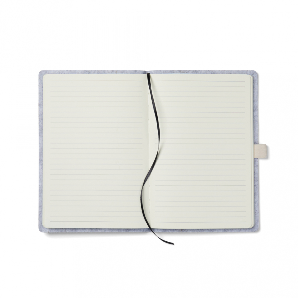 Carnet A5 elegant Albon, fetru reciclat [4]