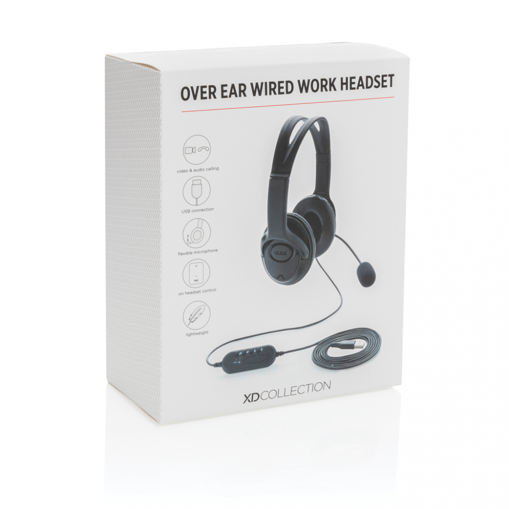Căști stereo USB pentru PC cu microfon și control integrat al volumului [10]