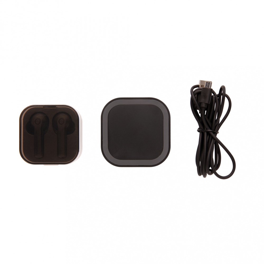 Căști true wireless cu carcasă de încărcare și încărcător wireless inclus [3]